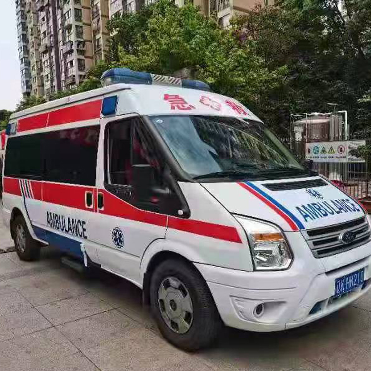 高邑长途救护车护送病人返乡